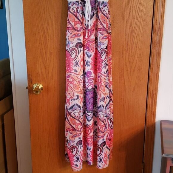 Pretty Faded Glory Multi-Colored Sun Dress Sz M - Picture 4 of 6